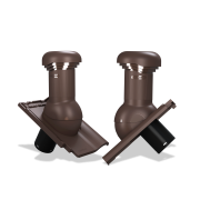Ventilačný komínok W17 PRO pre škridly typ 28 Ø125 s odvodom kondenzátu (Bramac Rubin 9)
