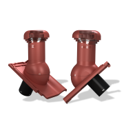 Střešní ventilátor W19 PRO pro tašky typ 25 Ø125 (bobrovka šupinové krytí)