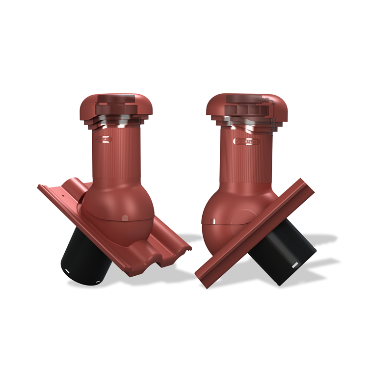 Střešní ventilátor W20 PRO pro tašky typ 03 Ø150 (Bramac Moravská / Braas Bałtycka S)