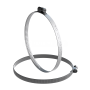 Nerezová závitová spona W4 120–140 mm, šírka 9 mm