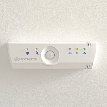 Multifunkční ovladač střešních ventilátorů, bílý