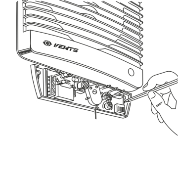 Multifunkční ovladač střešních ventilátorů, bílý