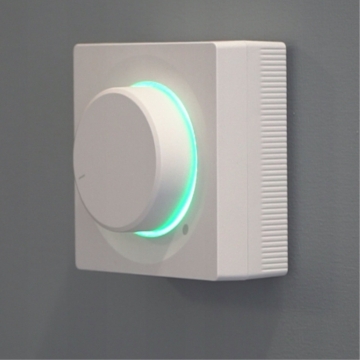 Regulátor otáček pro hybridní turbínu, na/pod omítku, hranatý, černý