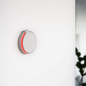 Regulátor otáček pro hybridní turbínu, na/pod omítku, kulatý, bílý