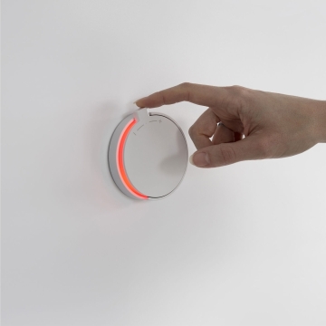 Regulátor otáček pro hybridní turbínu, na/pod omítku, kulatý, bílý