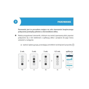Dálkový ovladač BASIC k regulátoru Wi-Fi U2300, bílý