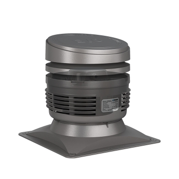 Střešní ventilátor EVO na čtvercové základně 25 Ø125