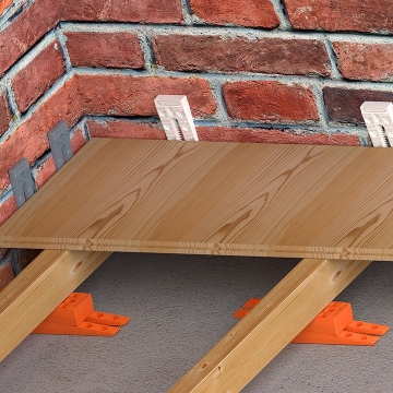 WIROFIX univerzálny vyrovnávací klin 10 × 38 × 77 mm, 1000 ks / box