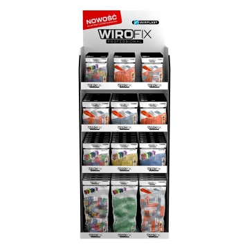 WIROFIX univerzálny vyrovnávací klin mix veľkostí, 12 ks / bal.