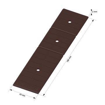 WIROFIX konstrukční distanční podložka 2 mm, 100 ks / karton