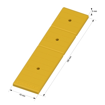 WIROFIX konstrukční distanční podložka 5 mm, 100 ks / karton