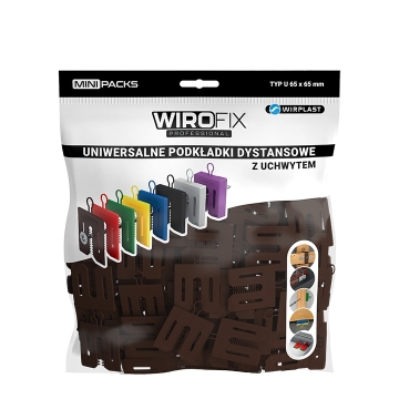 WIROFIX univerzální distanční podložka s úchytem 2 mm, 600 ks / box (volně ložené)