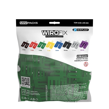 WIROFIX univerzální distanční podložka s úchytem 4 mm, 50 ks / bal.