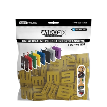 WIROFIX univerzální distanční podložka s úchytem 5 mm, 350 ks / box