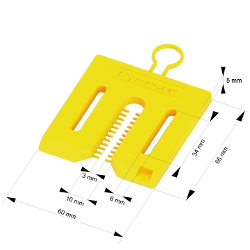 WIROFIX univerzální distanční podložka s úchytem 5 mm, 350 ks / box