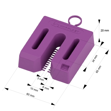 WIROFIX univerzální distanční podložka s úchytem 20 mm, 350 ks / box (volně ložené)