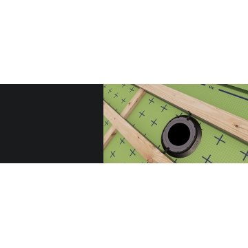 Těsnicí manžeta WIROMAX 125 pro průchod komínku fólií (membránou)