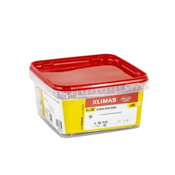 Šroub distanční TX 6x130 mm, 1× 300 ks