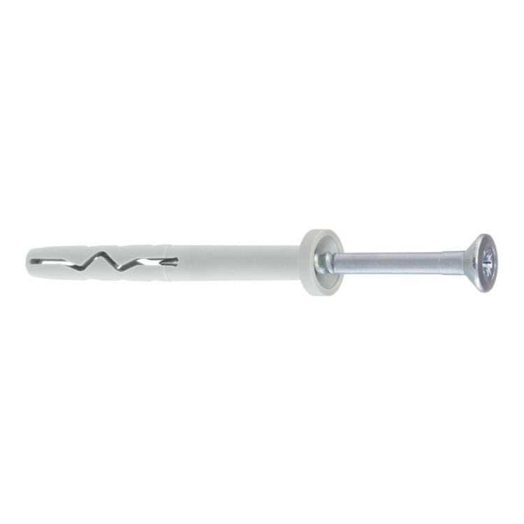 Hmoždinka natloukací nylonová s vrutem 8x120 mm, 100 ks SMNKC-08120
