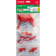 Hmoždinka uzlovací 6x30/6x30/6x30 mm, 1 sáček (16+8+4ks/sáček)