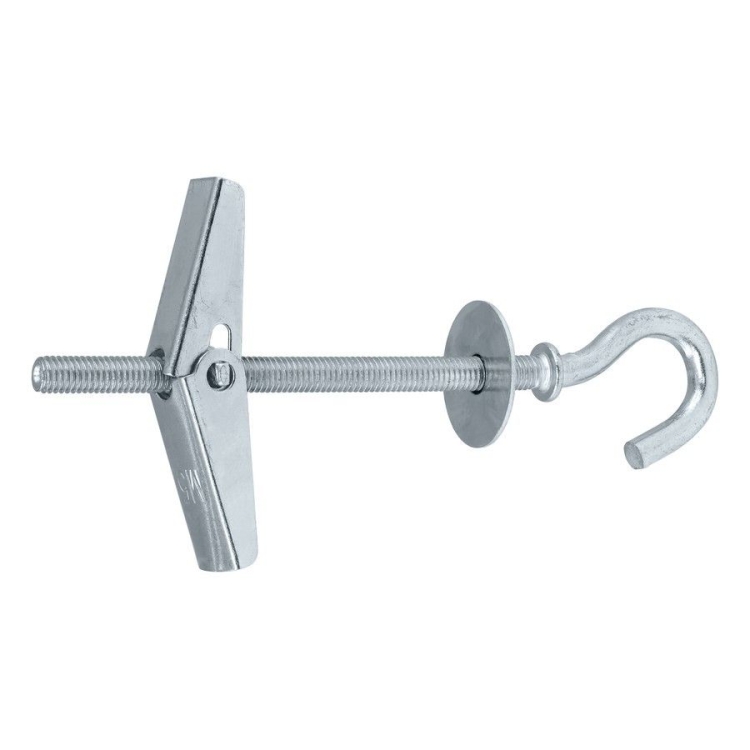 Kotva překlopná se šroubem / s hákem / s okem 5x75 mm, 25 ks M-05075-C