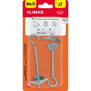 Kotva překlopná 4x75 mm, 9× 2 ks blistr BM-04075-C(X9)