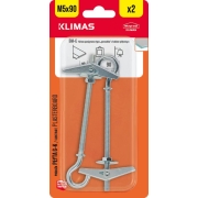 Kotva překlopná 5x90 mm, 9× 2 ks blistr BM-05090-C(X9)