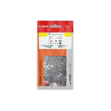 Vrut sádrokarton–kov 4,8x120 mm, 24× 25 ks