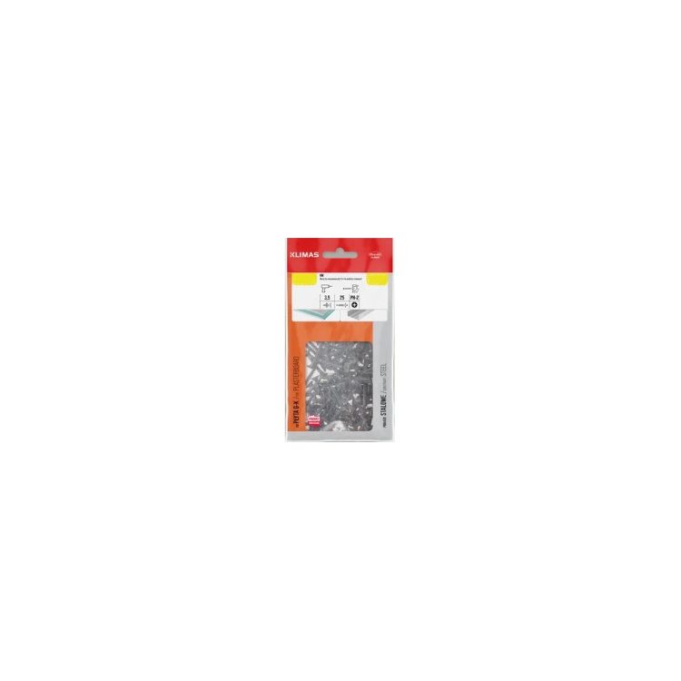 Vrut sádrokarton–kov 4,8x120 mm, 24× 25 ks