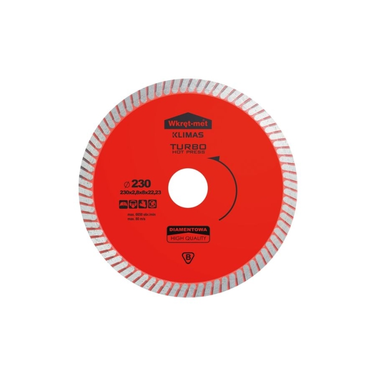 Diamantový kotouč 180x2,4x22 mm TDT-180HP