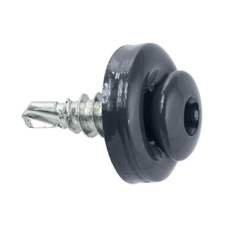 Sešívací farmářský šroub TORX s podl. RAL 7024 4,8X19 (250ks)