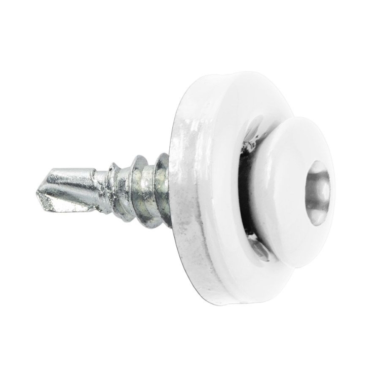 Sešívací farmářský šroub TORX s podl. RAL 9003 4,8X19 (250ks)