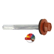 Farmářský šroub do oceli ≤12 mm 5,5X32 RAL 9006 (250ks)