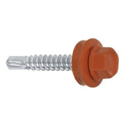 Farmářský šroub s podl. do oceli ≤3 mm RAL 8004 4,8X25 (250ks)