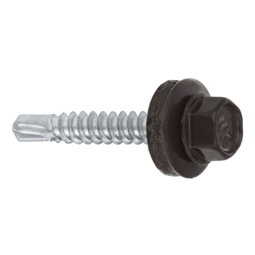 Farmářský šroub s podl. do oceli ≤3 mm RAL 8019 4,8X35 (250ks)