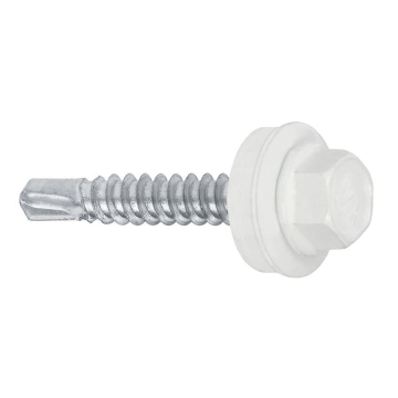 Farmářský šroub s podl. do oceli ≤3 mm RAL 9003 4,8X35 (250ks)