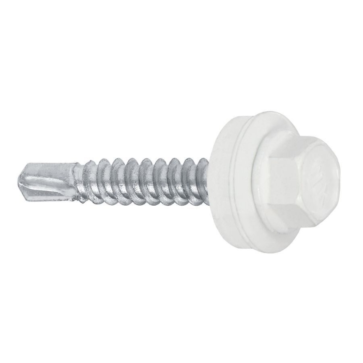 Farmářský šroub s podl. do oceli ≤3 mm RAL 9003 4,8X35 (250ks)