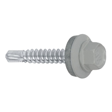 Farmářský šroub s podl. do oceli ≤3 mm RAL 9006 4,8X35 (250ks)