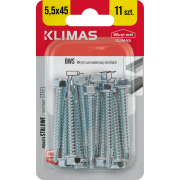 Farmářský šroub s podl. do oceli 5,5x45 BLISTR (10ks)