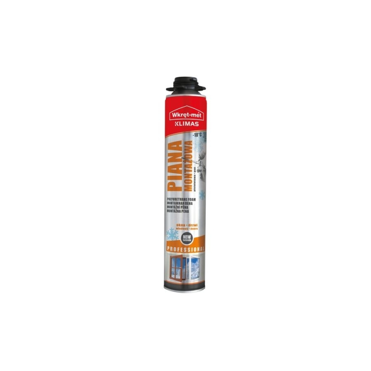 Pěna montážní pistolová profi zimní 750 ml