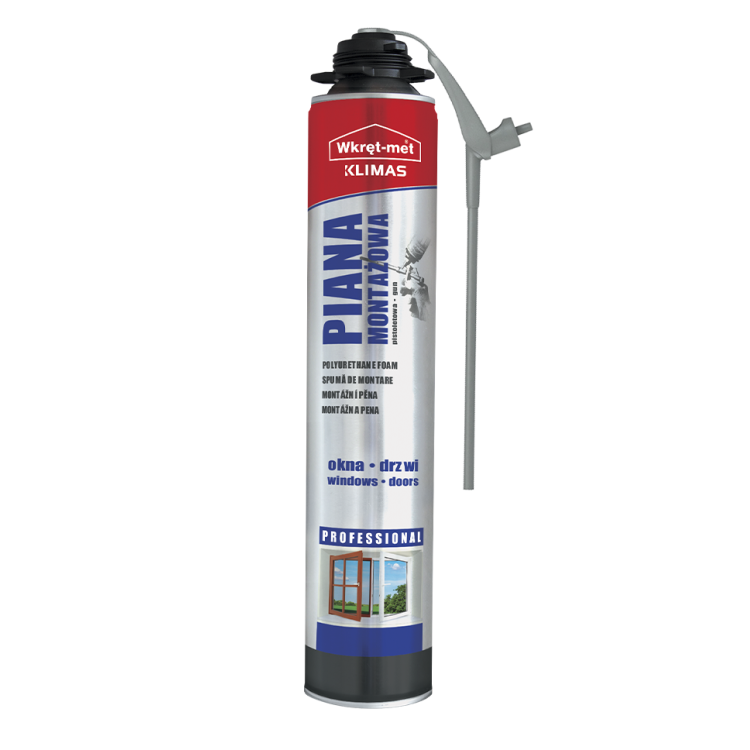 Pěna montážní pistolová profi 65 900 ml