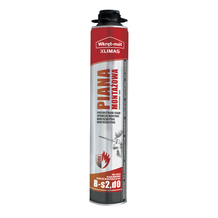 Pěna montážní protipožární pistolová 750 ml