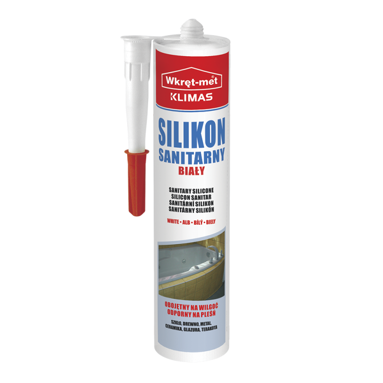 Silikon sanitární bílý 310 ml