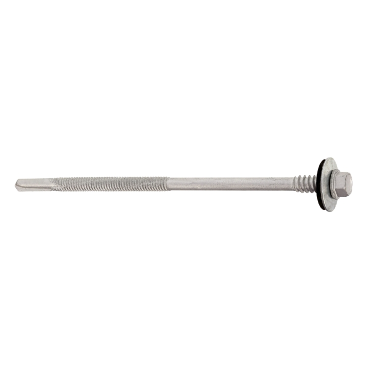Šr. samořez. sendvič panely ocel ≤12 mm 5,5X195 RAL 8017 (100ks)