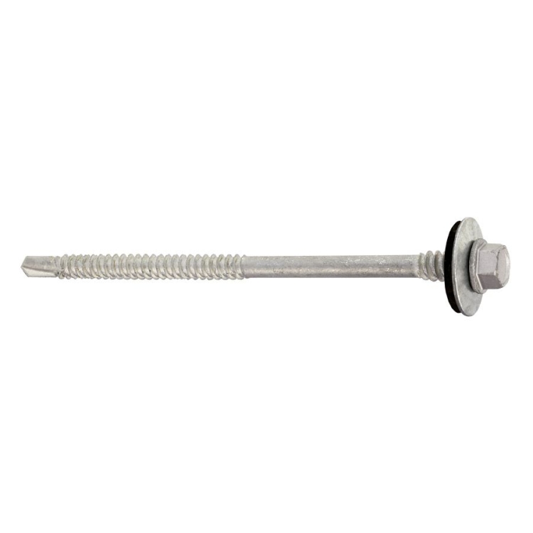 Šr. samořez. sendvič panely ocel ≤6 mm 5,5X150 RAL 8017 (100ks)