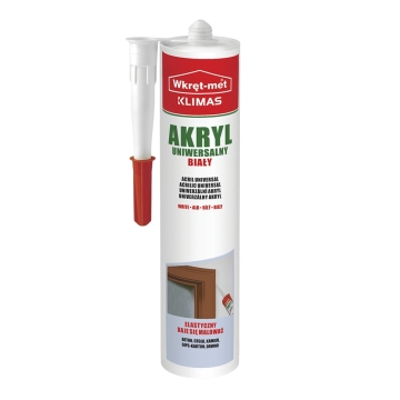 Tmel akrylový univerzální bílý 310 ml