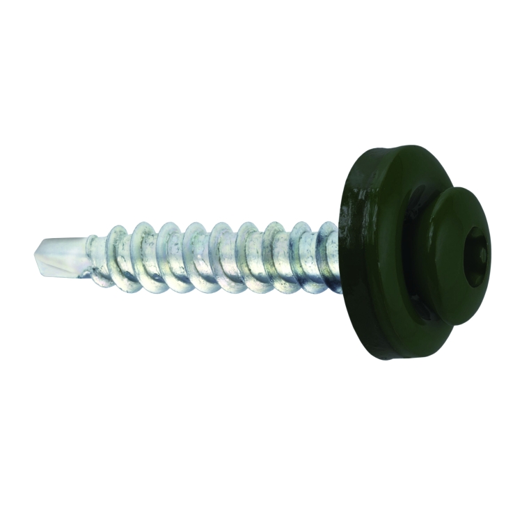 Farmářský šroub TORX s podl. RAL 6020 4,8X35 (250ks)