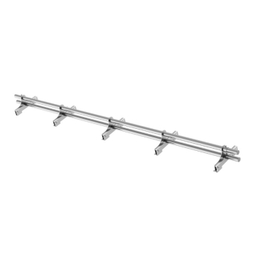 Sněhový zachytávač trubkový – sada 2,4 m / 3,6 m pro falcované krytiny (držáky + trubky ø 32 mm)