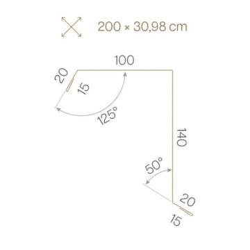 Závětrná lišta s okapem (sada) F25 – mat
