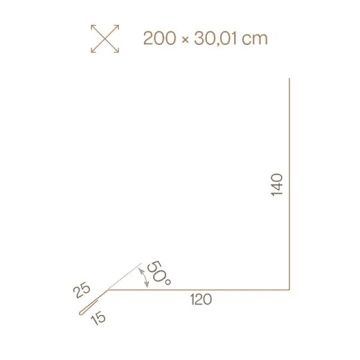 Komínové / nástěnné lemování s lištou (sada) F05 – mat